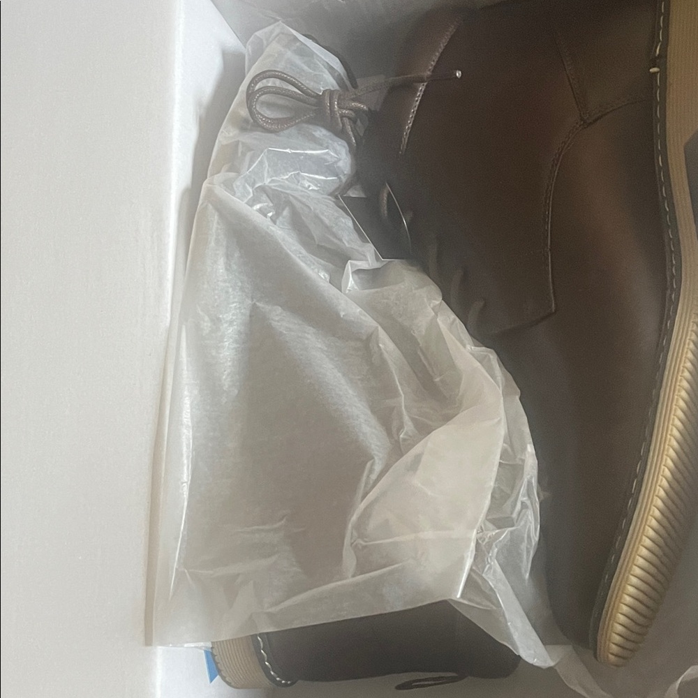 London Fog Dark Brown Chukka Boots